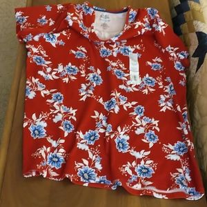 Croft and Barrow Classic Tee Shirt size L